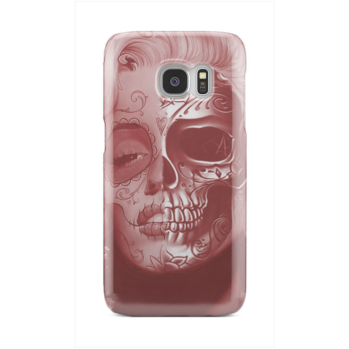Beautiful Skull Face phone case-Phone Case-wc-fulfillment-Galaxy S6-Vibe Cosy™