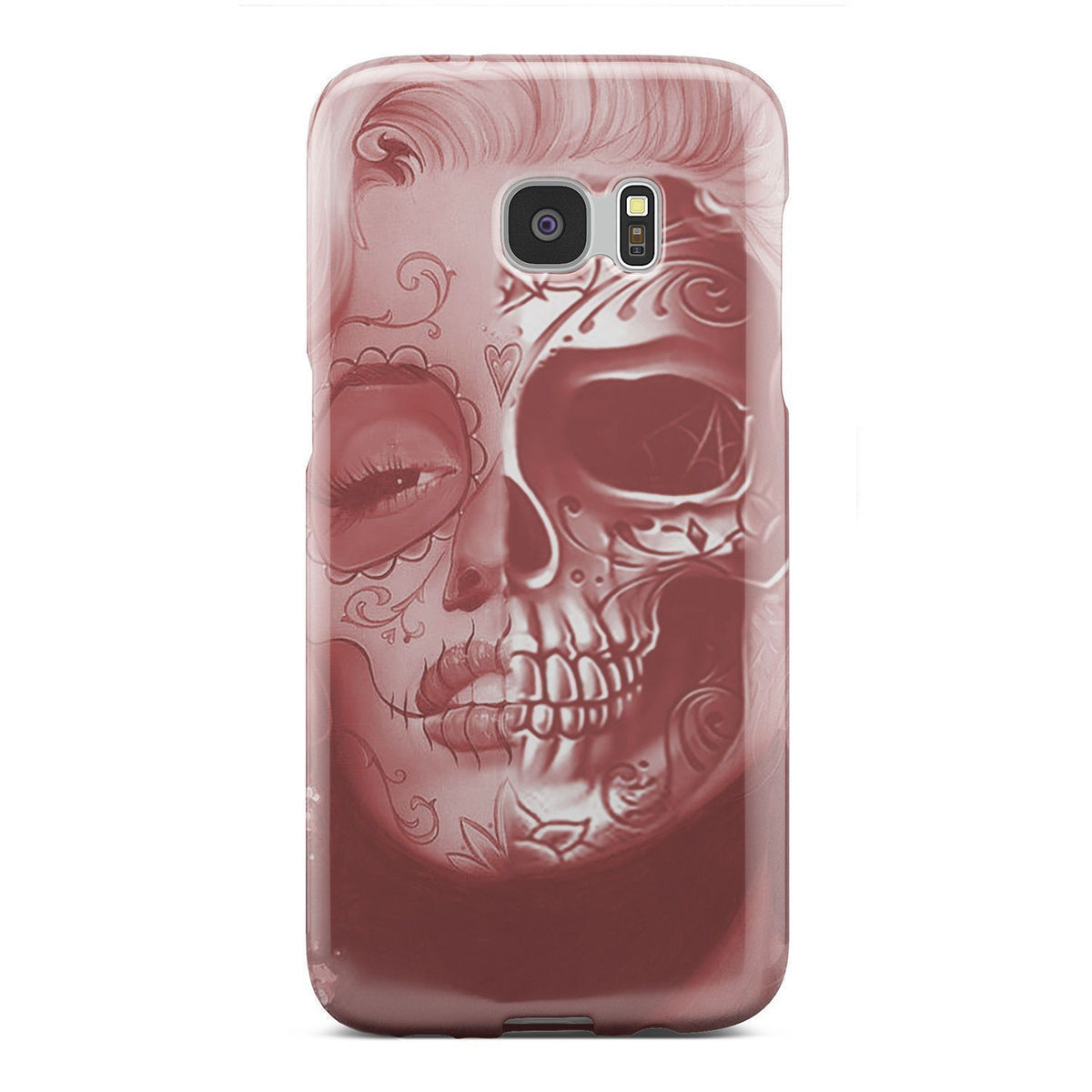 Beautiful Skull Face phone case-Phone Case-wc-fulfillment-Galaxy S6 Edge Plus-Vibe Cosy™