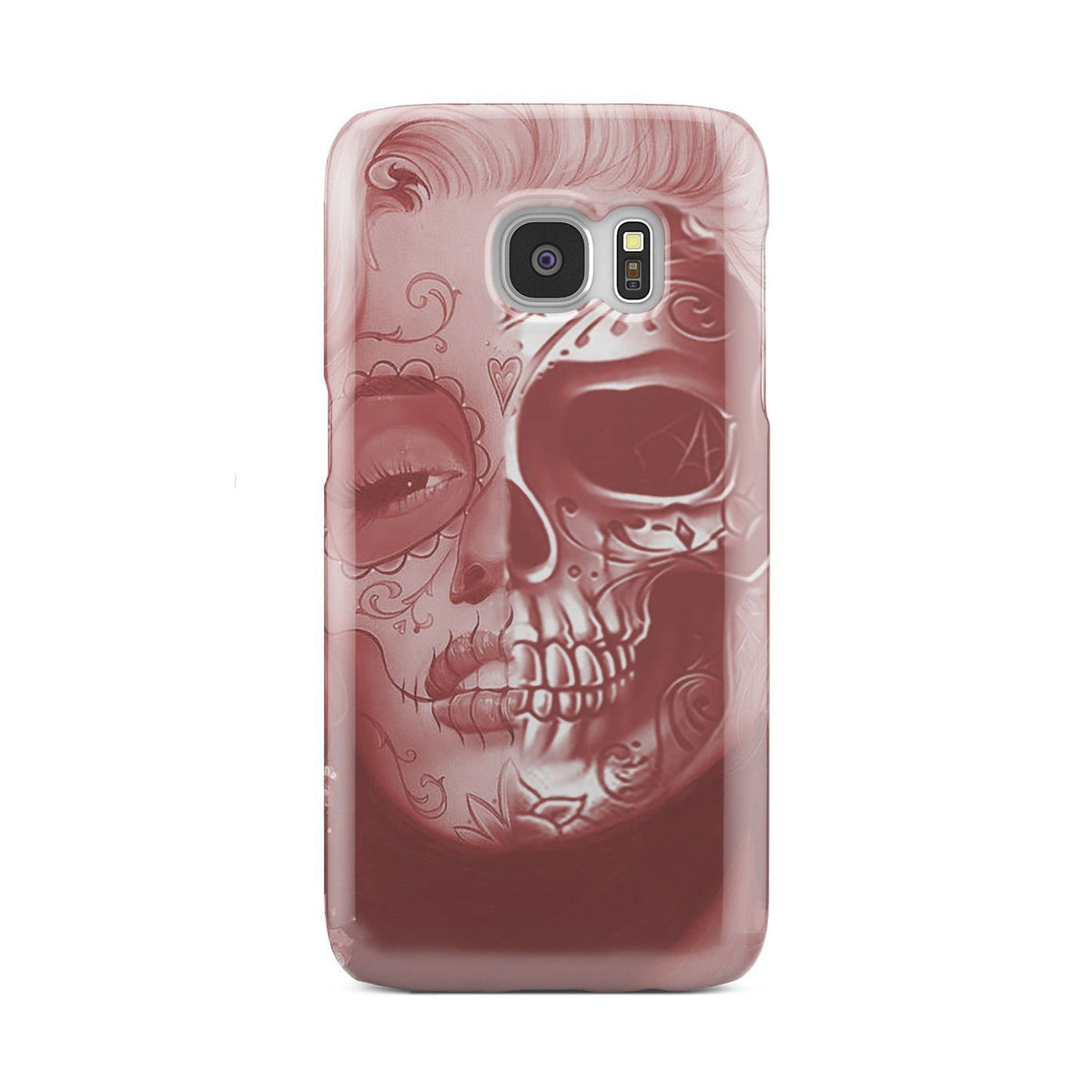 Beautiful Skull Face phone case-Phone Case-wc-fulfillment-Galaxy S7-Vibe Cosy™
