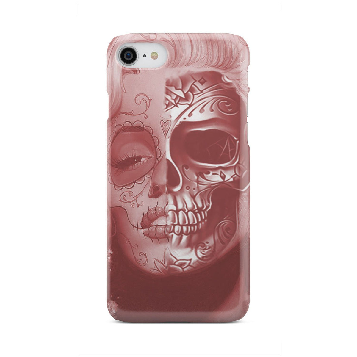 Beautiful Skull Face phone case-Phone Case-wc-fulfillment-iPhone 7-Vibe Cosy™