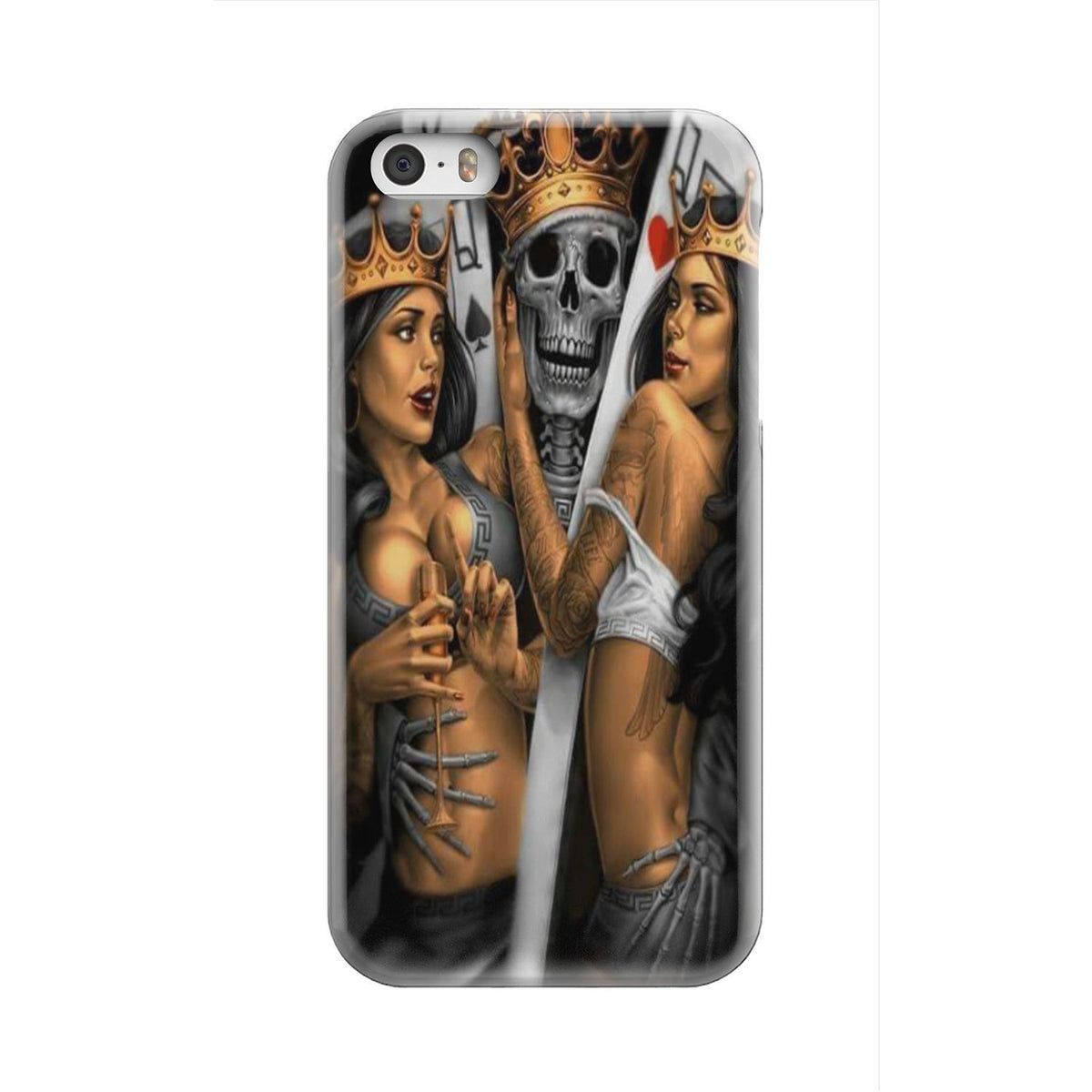 Skull phone case-Phone Case-wc-fulfillment-iPhone 5S-Vibe Cosy™