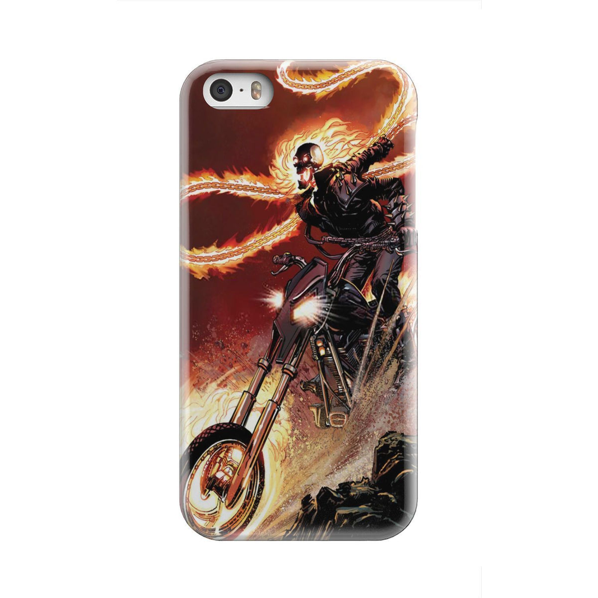 Skull rider 5 phone case-Phone Case-wc-fulfillment-iPhone 5-Vibe Cosy™