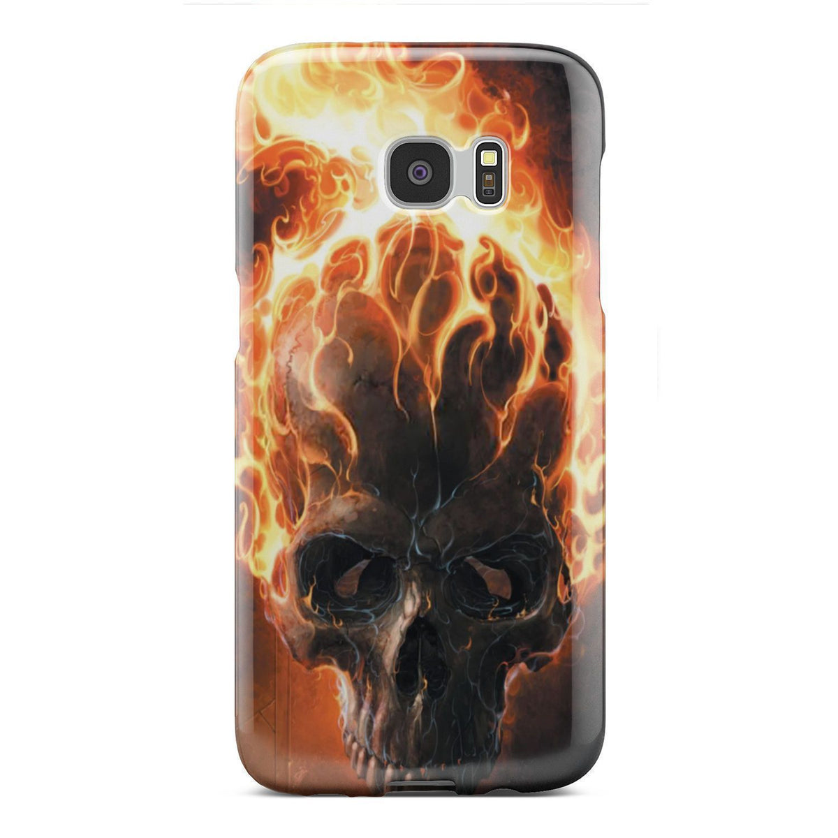 Fire skull 2 phone case-Phone Case-wc-fulfillment-Galaxy S6 Edge Plus-Vibe Cosy™