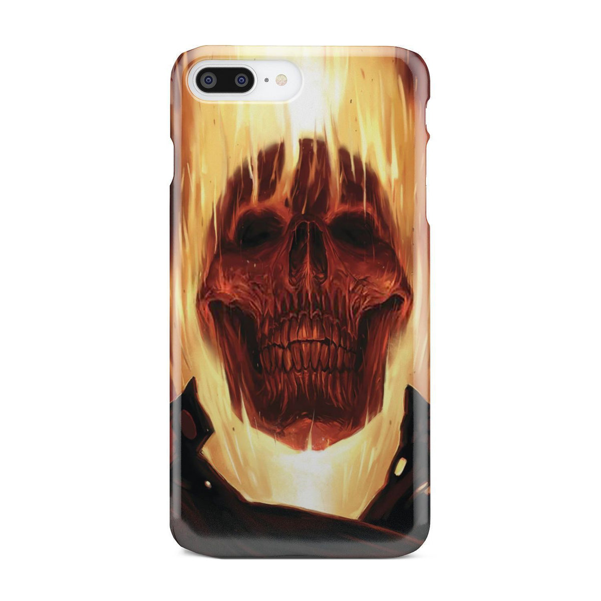 Fire skull 3 phone case-Phone Case-wc-fulfillment-iPhone 8-Vibe Cosy™