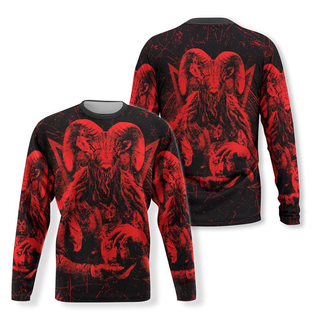 Satanic Rock 3D All Over Printed Shirt Hoodie MP857-Apparel-MP-sweatshirt-S-Vibe Cosy™