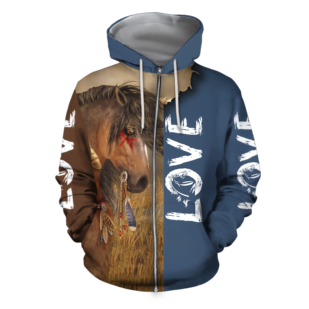 3D Akhal Teke Horse Shirt - Winter Set for Men and Women JJ1613-Apparel-NNK-Hoodie-S-Vibe Cosy™