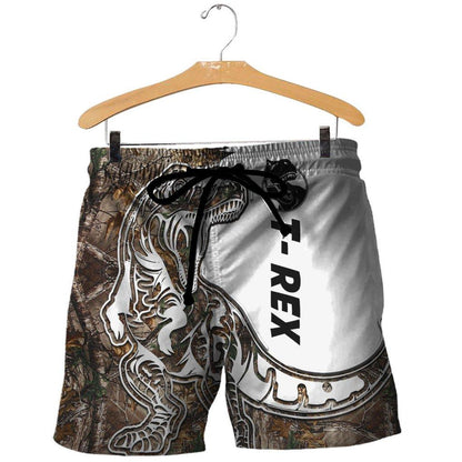 TYRANNOSAURUS REX CAMO 3D ALL OVER PRINTED SHIRTS MP901-Apparel-MP-Hoodie-S-Vibe Cosy™