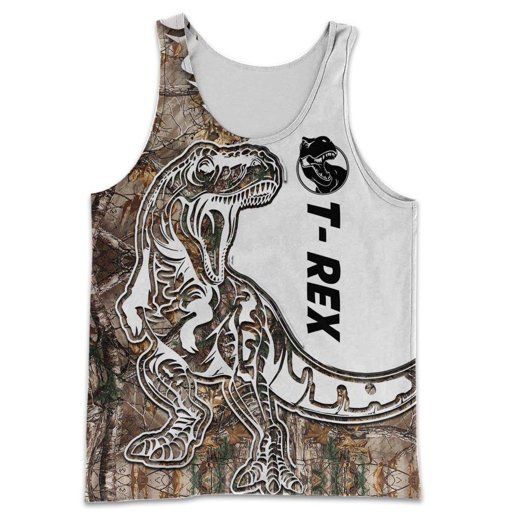 TYRANNOSAURUS REX CAMO 3D ALL OVER PRINTED SHIRTS MP901-Apparel-MP-Hoodie-S-Vibe Cosy™