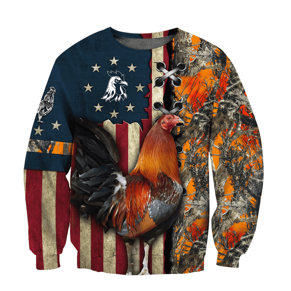 Rooster 3D All Over Printed Shirts for Men and Women AM261202-Apparel-TT-Sweatshirts-S-Vibe Cosy™