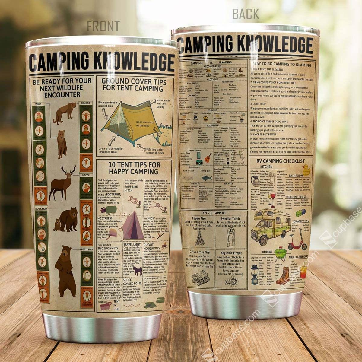 Camping Knowledge Tumbler TA031903-TA-Vibe Cosy™