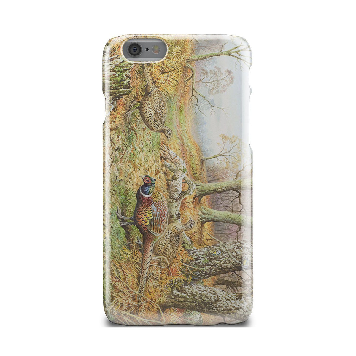 Phone Case - Pheasants With Autumn-Phone Case-HP Arts-iPhone 6-Vibe Cosy™
