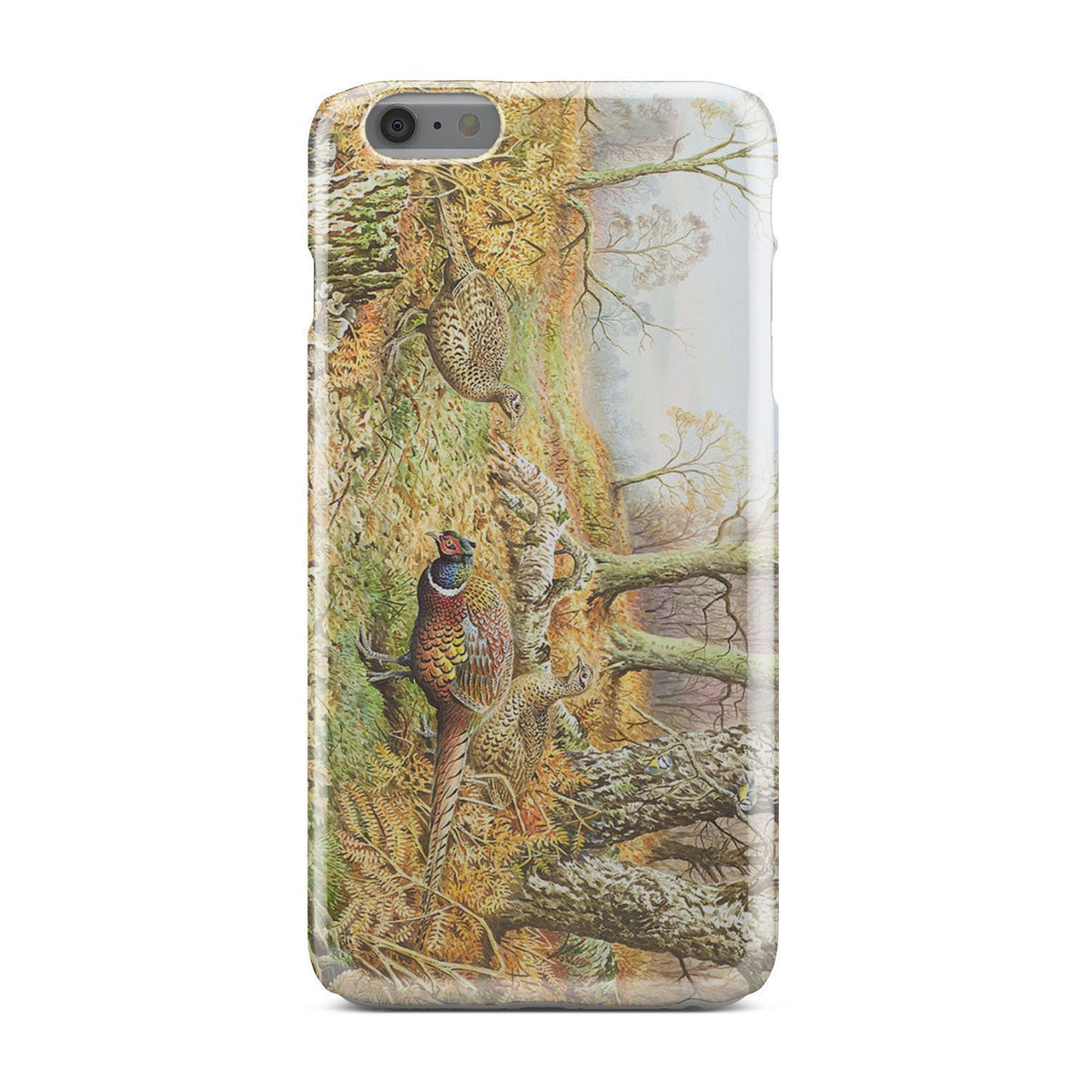 Phone Case - Pheasants With Autumn-Phone Case-HP Arts-iPhone 6 Plus-Vibe Cosy™
