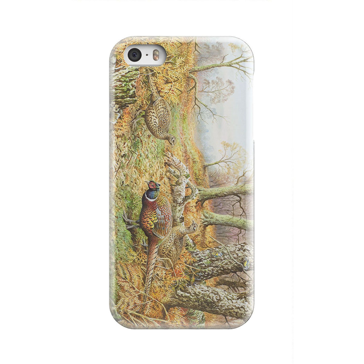Phone Case - Pheasants With Autumn-Phone Case-HP Arts-iPhone 5S-Vibe Cosy™