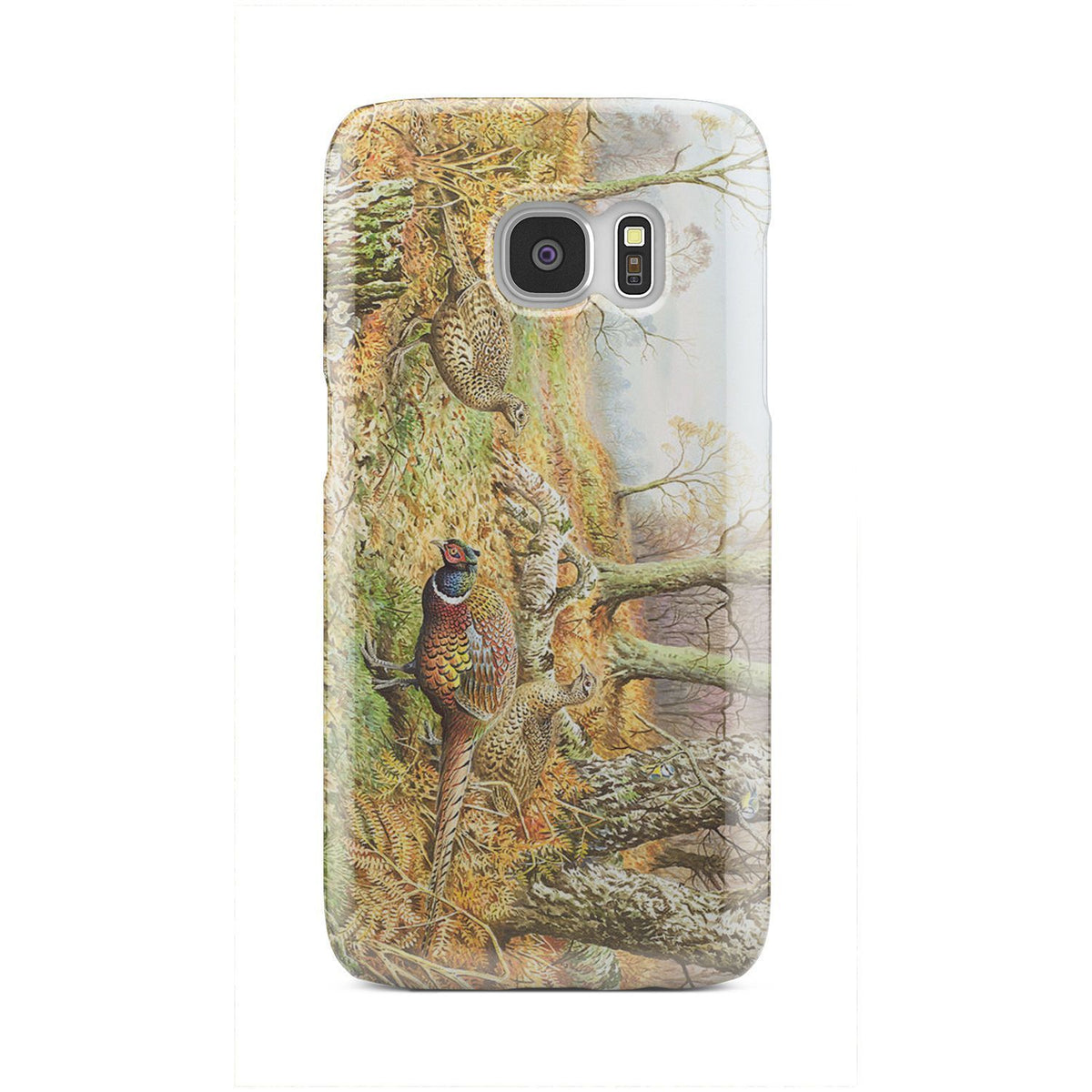 Phone Case - Pheasants With Autumn-Phone Case-HP Arts-Galaxy S6-Vibe Cosy™