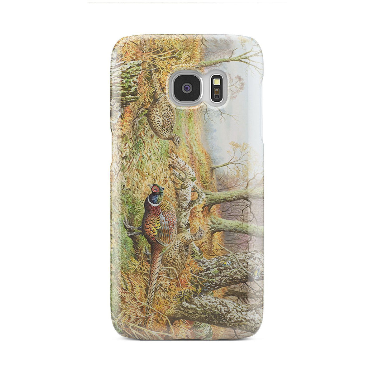 Phone Case - Pheasants With Autumn-Phone Case-HP Arts-Galaxy S6 Edge-Vibe Cosy™