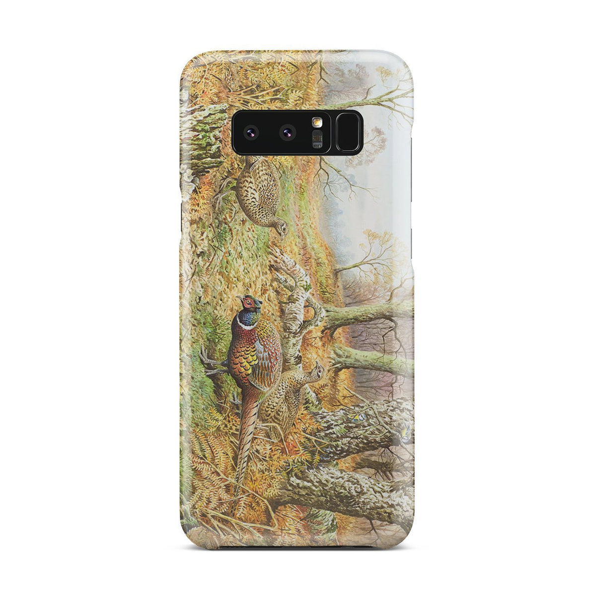Phone Case - Pheasants With Autumn-Phone Case-HP Arts-Galaxy Note 8-Vibe Cosy™