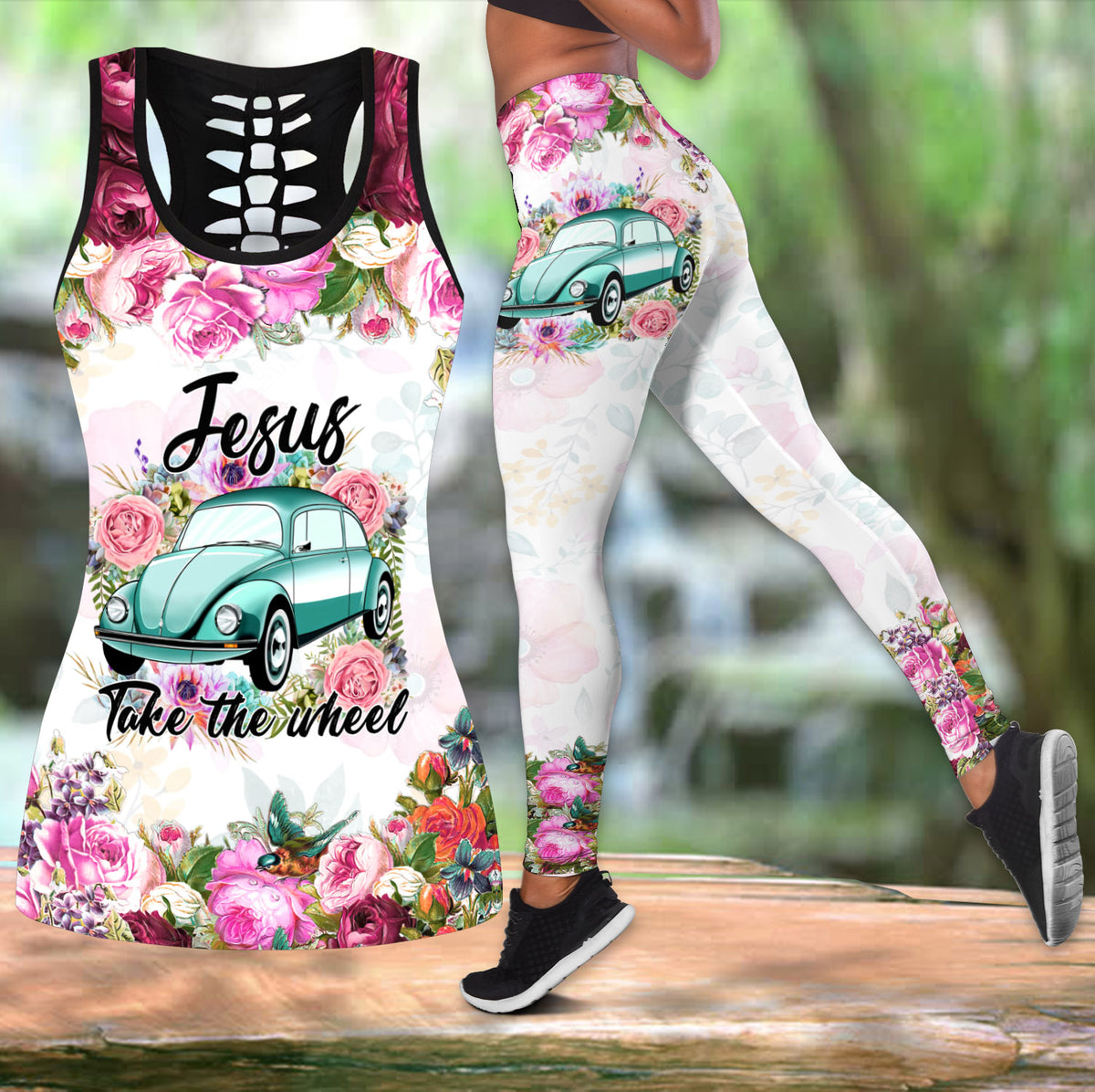 Jesus Take The Wheel Combo Outfit For Women HHT29072002-LAM-Apparel-LAM-S-S-Vibe Cosy™