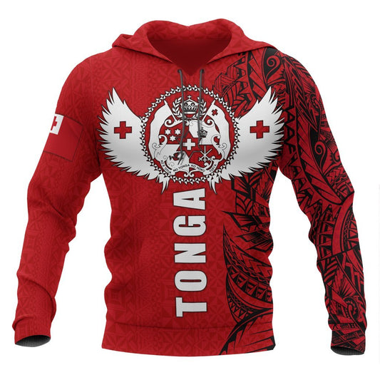 Tonga in My Heart Polynesian Tattoo Style 3D Printed Shirts TT0104-Apparel-TT-Hoodie-S-Vibe Cosy™