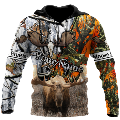 Moose Hunting  3D All Over Printed Shirts DL2023203