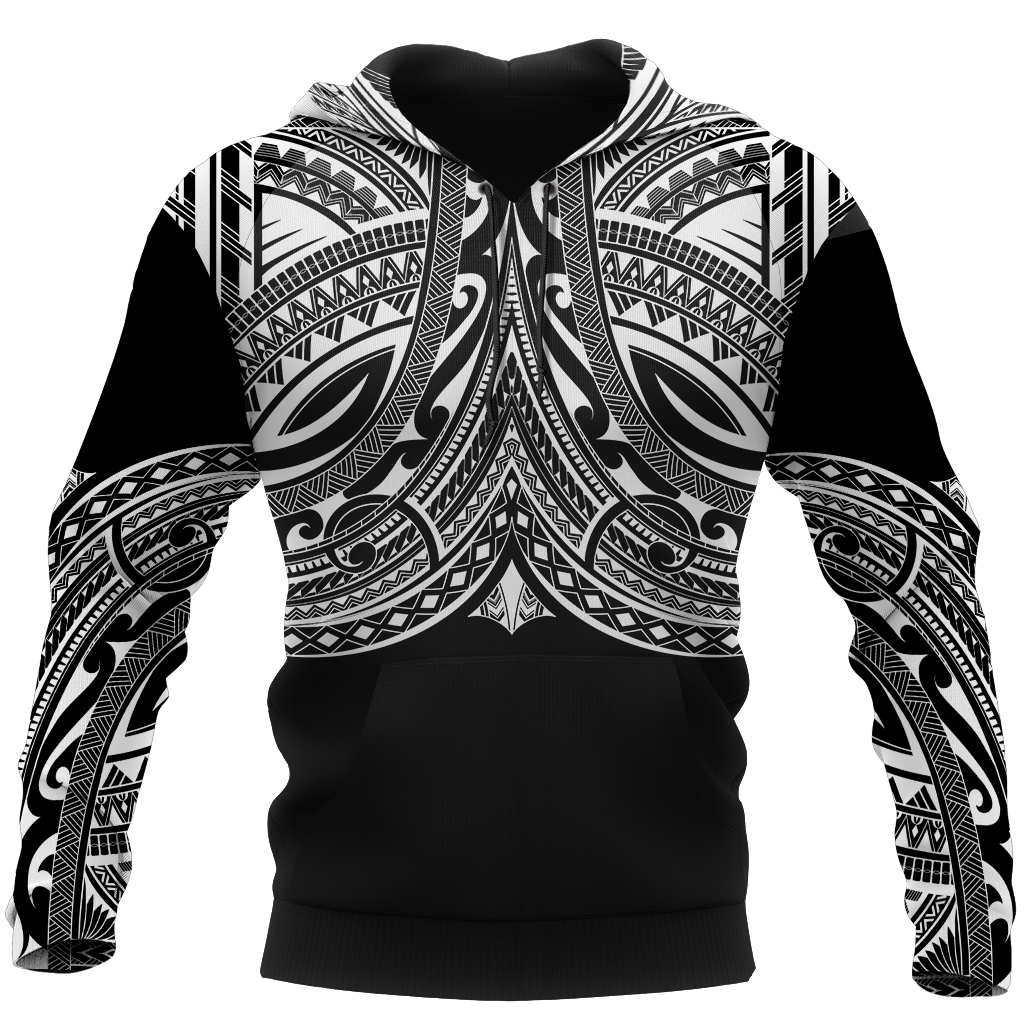 New Zealand - Wairua Aotearoa Pullover Hoodie (Black) A0-Apparel-Khanh Arts-Hoodie-S-Vibe Cosy™