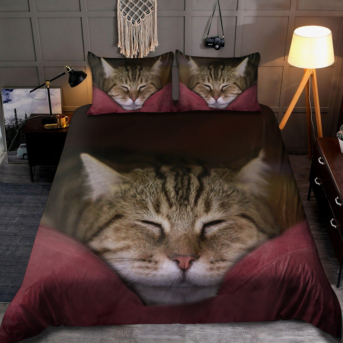 Love Cat Bedding Set DQB07252001S-Quilt-TA-Twin-Vibe Cosy™