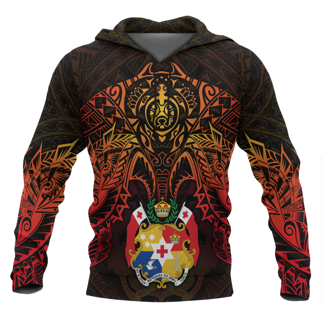 Tonga in My Heart Polynesian Tattoo Style 3D Printed Shirts TT0021-Apparel-TT-Hoodie-S-Vibe Cosy™