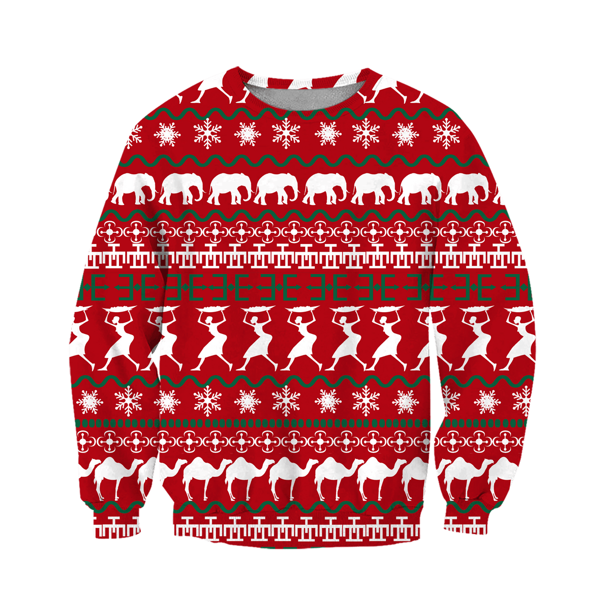 African Xmas Unisex Deluxe Hoodie ML
