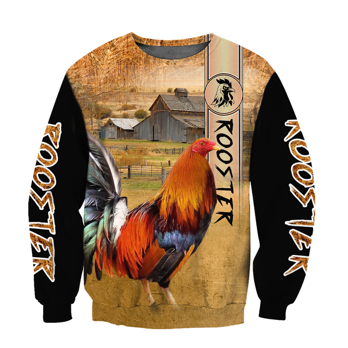 Rooster 3D All Over Printed Shirts for Men and Women AM251201-Apparel-TT-Sweatshirts-S-Vibe Cosy™