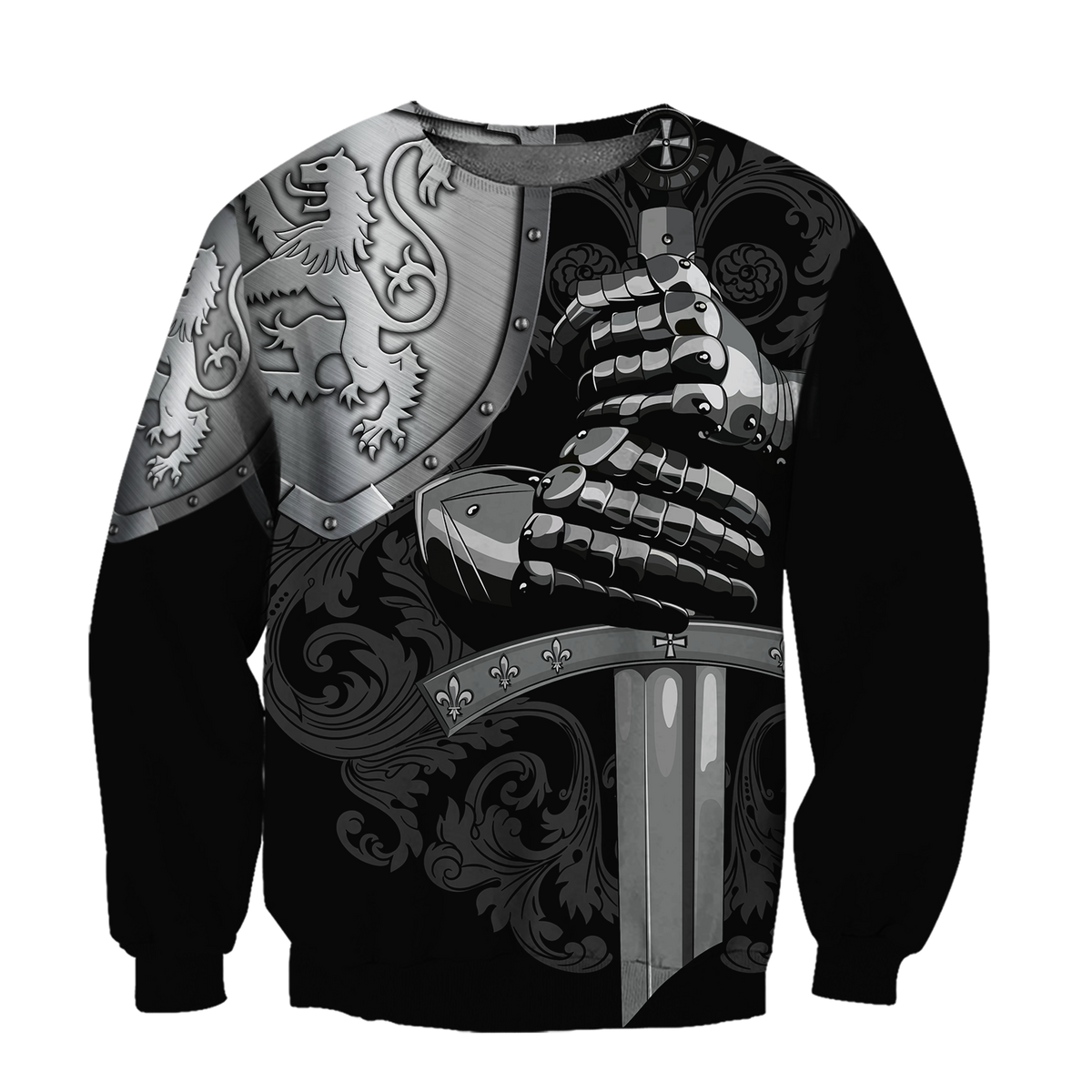 Scottish Lion Armor 3D All Over Printed Shirts for Men and Women AM240201-Apparel-TT-Sweatshirts-S-Vibe Cosy™