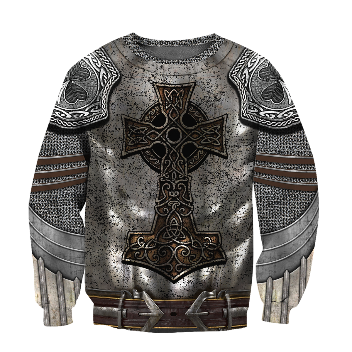 Irish Armor Warrior Chainmail 3D All Over Printed Shirts For Men and Women AM250203-Apparel-TT-Sweatshirts-S-Vibe Cosy™