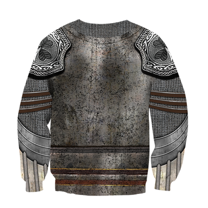 Irish Armor Warrior Knight Chainmail 3D All Over Printed Shirts For Men and Women AM250205-Apparel-TT-Hoodie-S-Vibe Cosy™