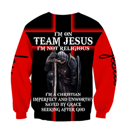 Premium Christian Jesus Catholic 3D Printed Unisex Shirts