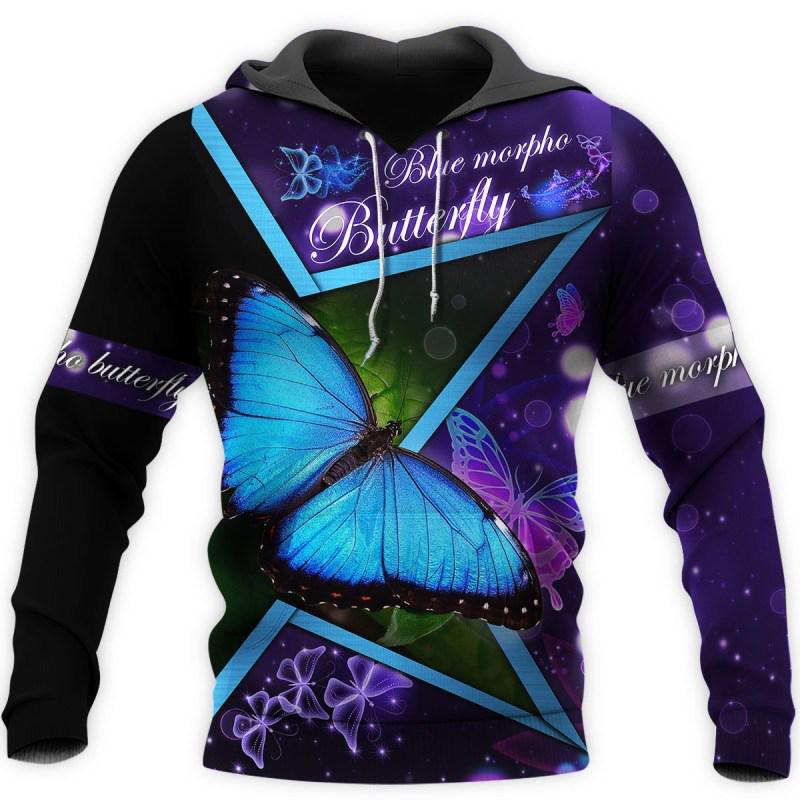 Beautiful Butterfly 3D All Over Printed Shirts for Men and Women TT0090-Apparel-TT-Hoodie-S-Vibe Cosy™
