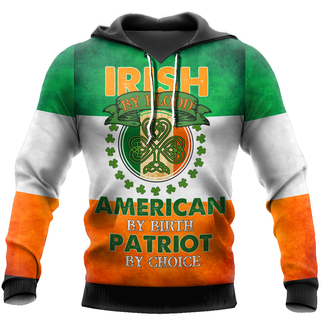 Irish St.Patrick day 3d hoodie shirt for men and women HVT31102002