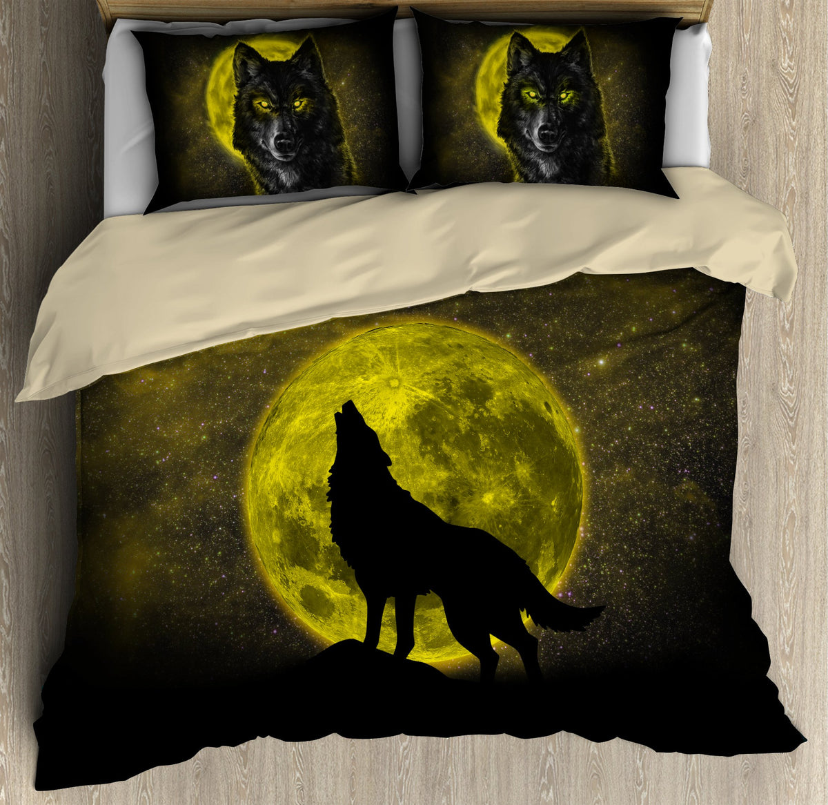 Wolf 3D All Over Printed Bedding Set