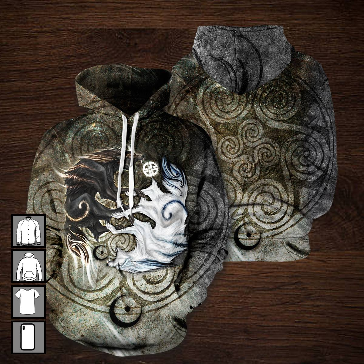 3D All Over Print Legend of Skoll Hoodie-Apparel-HD09-Hoodie-S-Vibe Cosy™