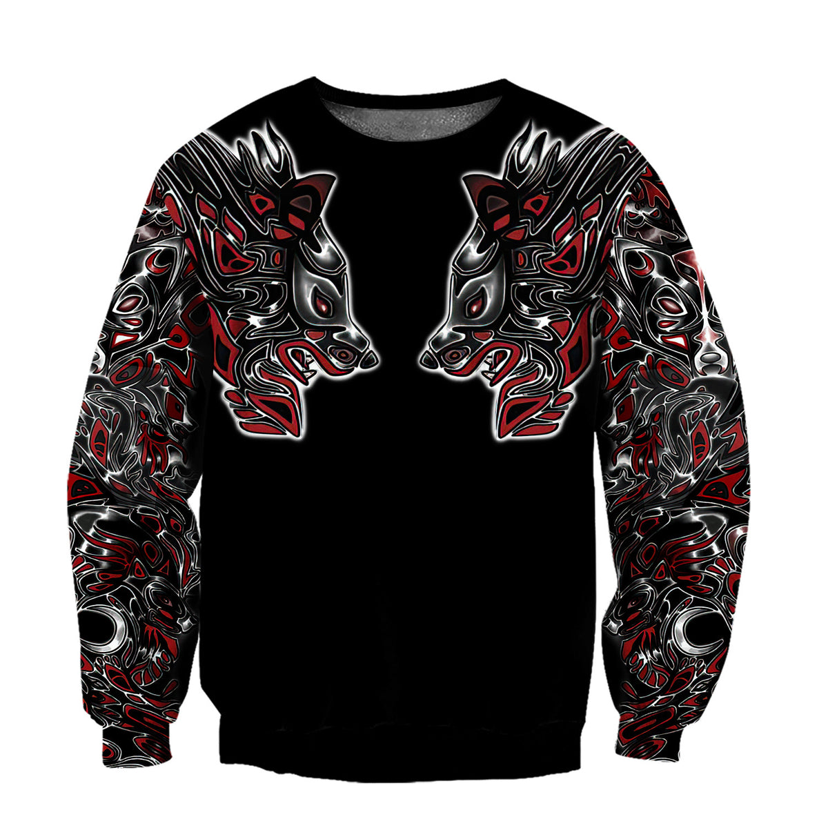 Wolf Tattoo 3D All Over Printed Unisex Shirts No 02