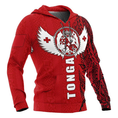 Tonga in My Heart Polynesian Tattoo Style 3D Printed Shirts TT0104-Apparel-TT-Hoodie-S-Vibe Cosy™