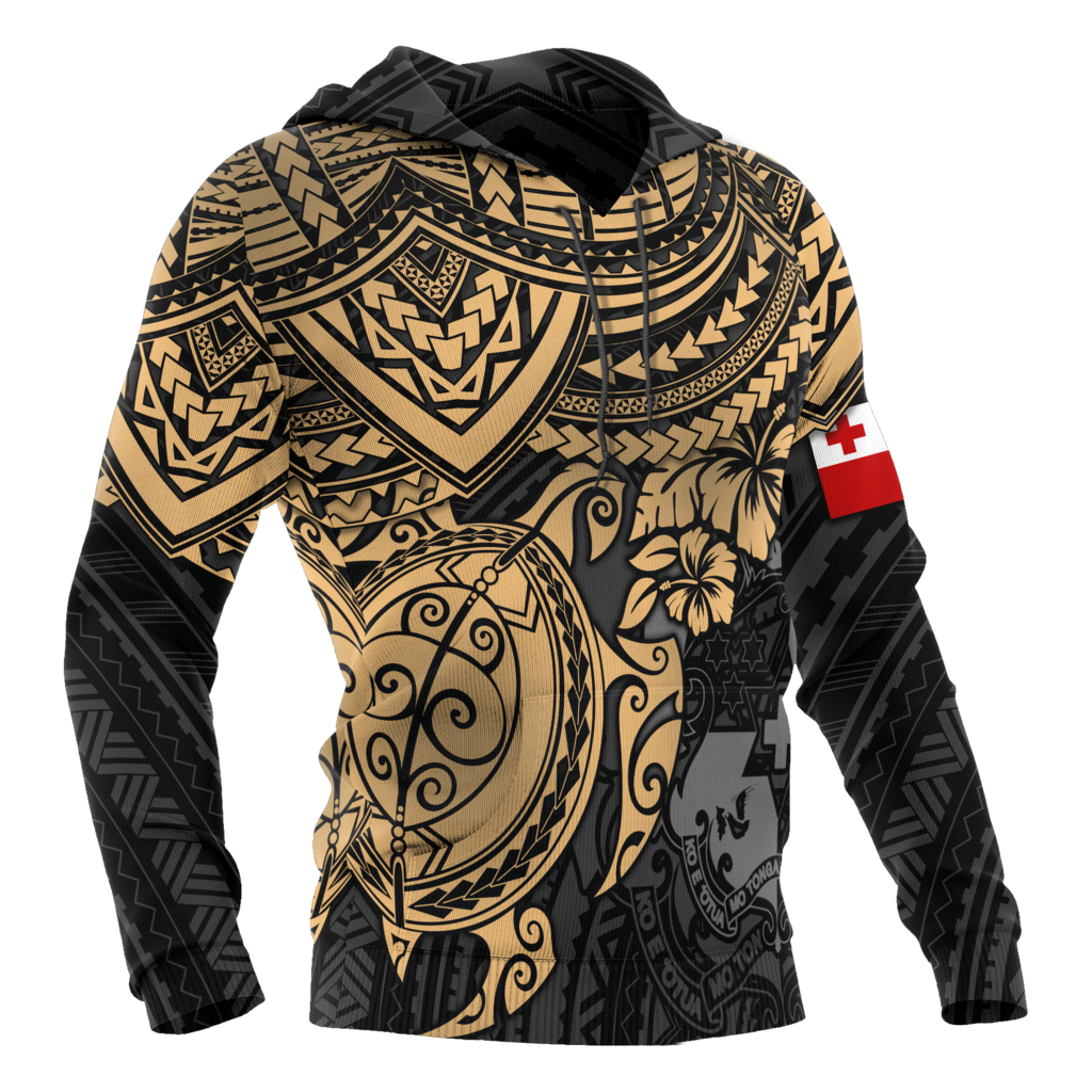 Tonga in My Heart Polynesian Tattoo Style 3D Printed Shirts TT0024-Apparel-TT-Hoodie-S-Vibe Cosy™