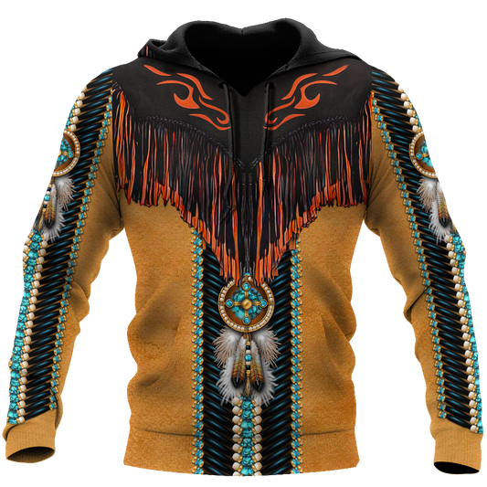 Premium Native American Hoodie 3D All Over Printed Shirts DA17112002CLVH-LAM