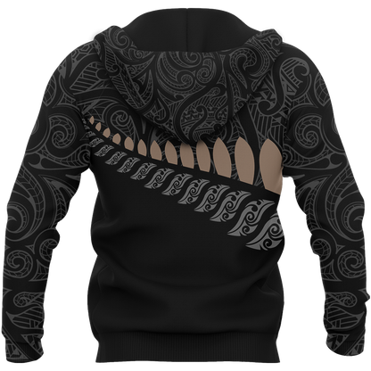 Aotearoa New Zealand Pullover Hoodie PL-Apparel-PL8386-Hoodie-S-Vibe Cosy™