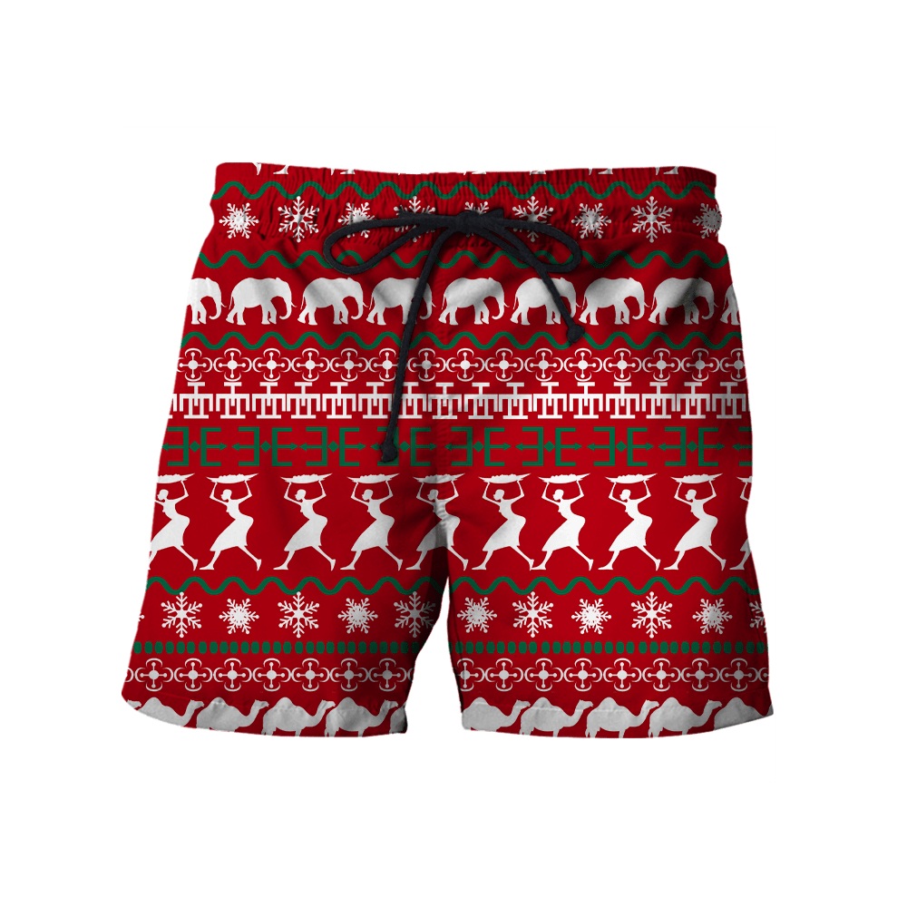 African Xmas Unisex Deluxe Hoodie ML