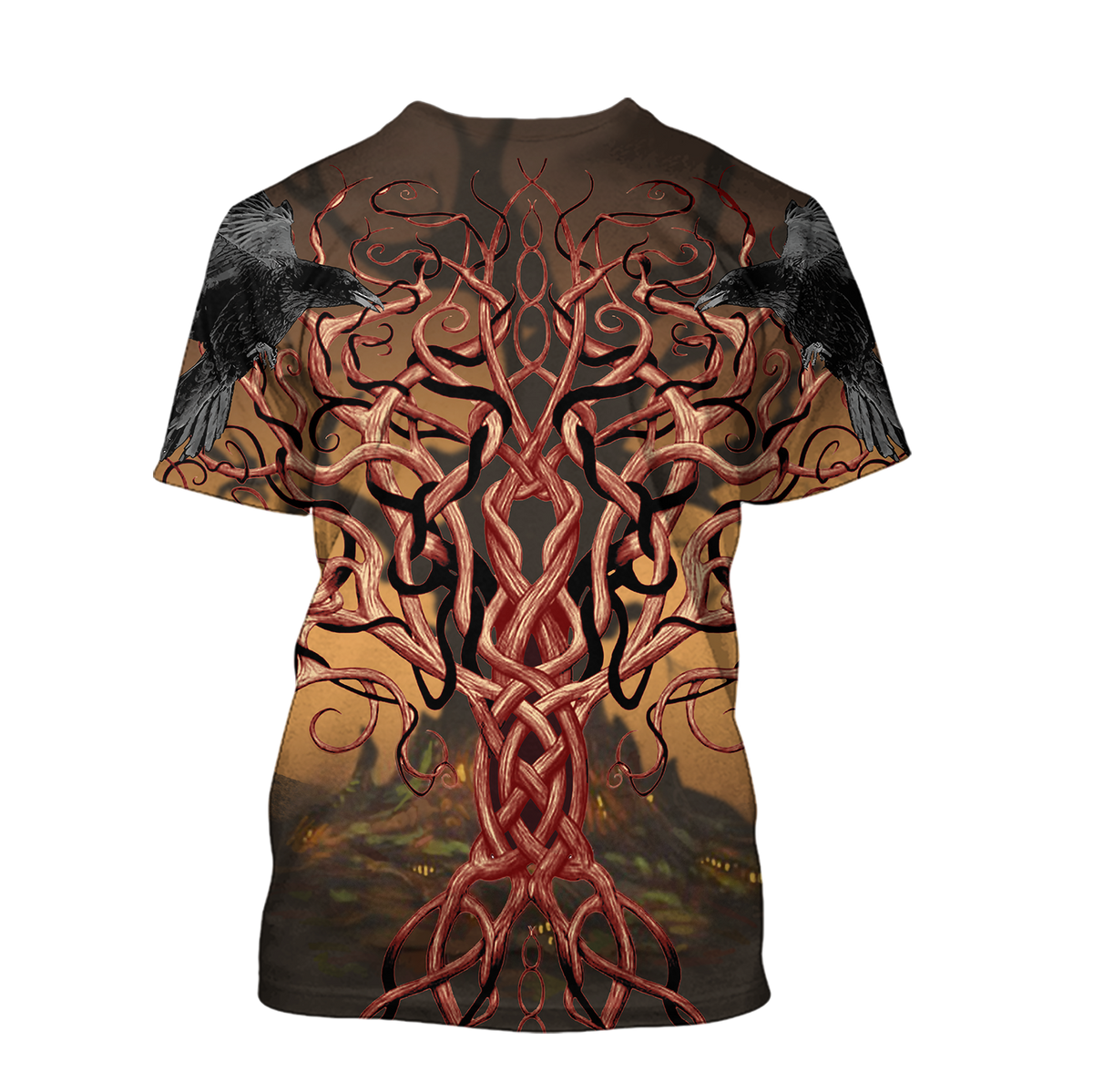Viking Wolf All Over Printed-ALL OVER PRINT HOODIES-HP Arts-Hoodie-S-Vibe Cosy™
