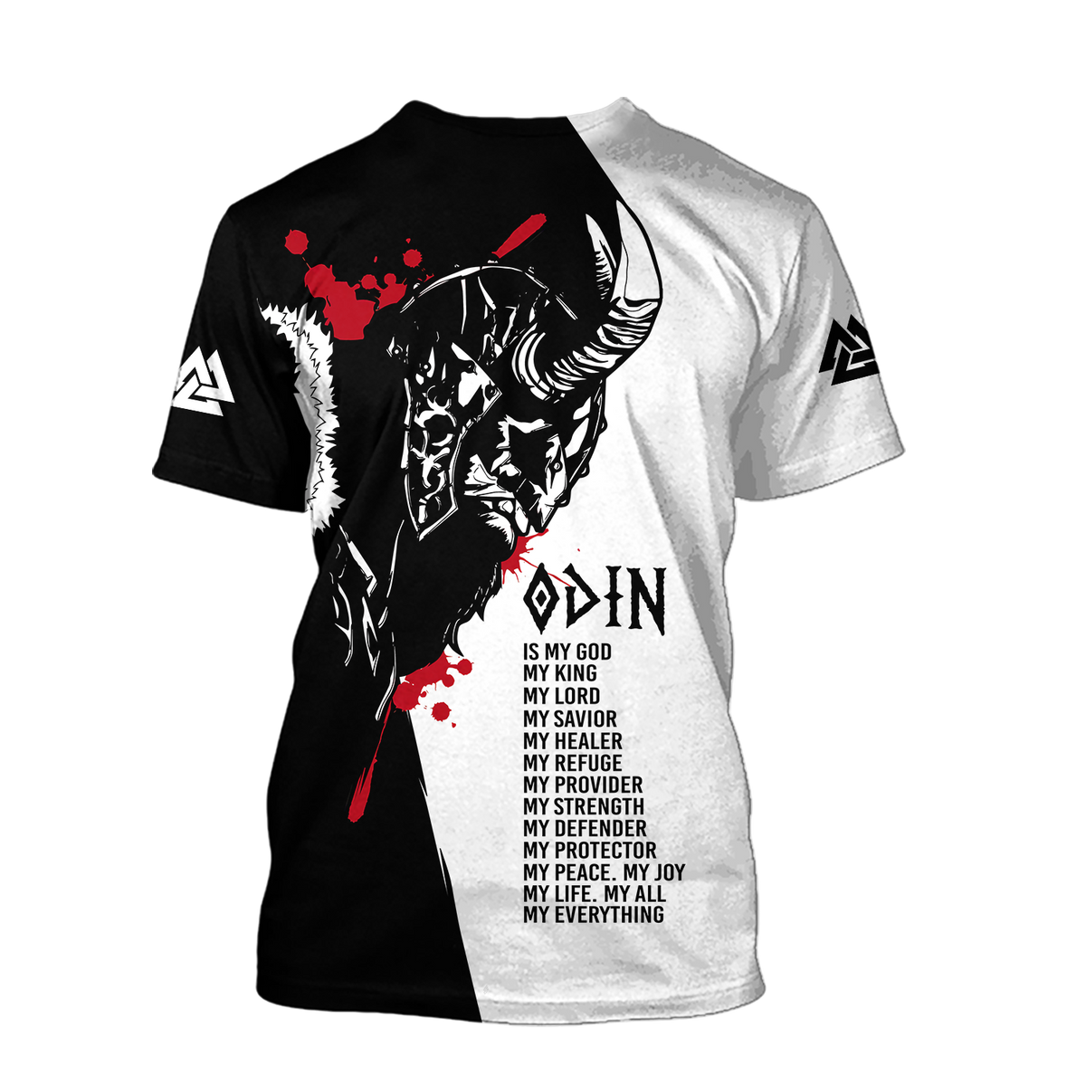 Vikings Odin 3D All Over Printed Shirts For Men and Women-Apparel-HP Arts-Hoodie-S-Vibe Cosy™