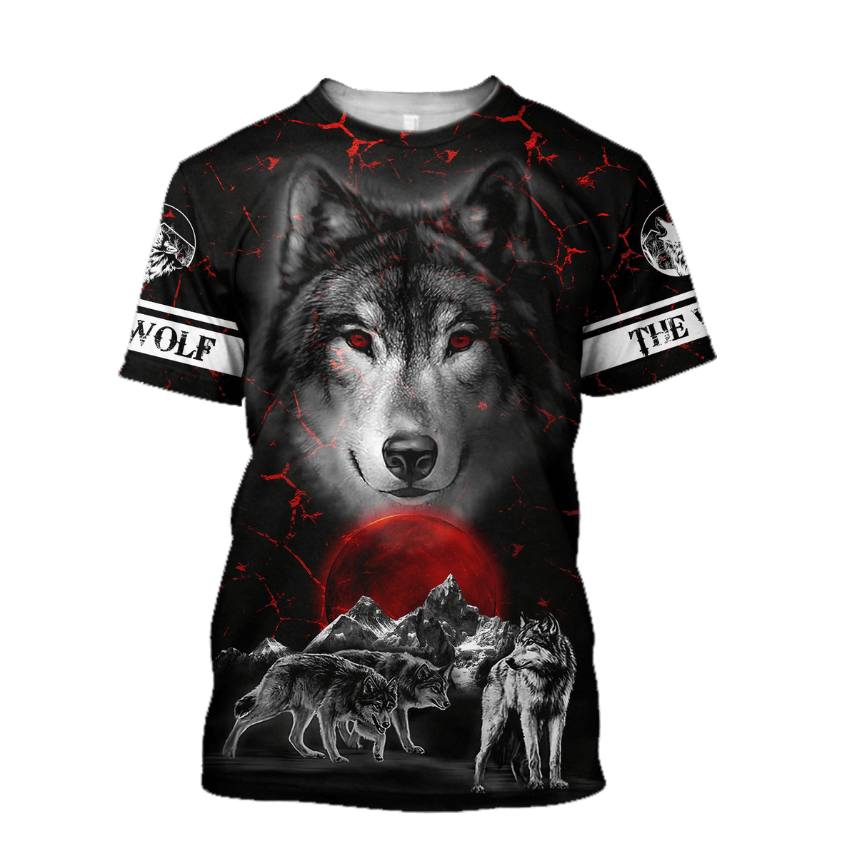 Night Wolf 3D All Over Printed Hoodie For Men and Women AM092005