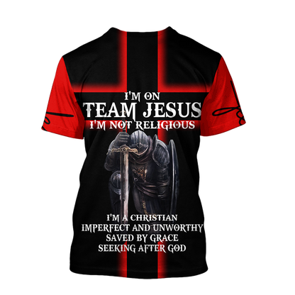 Premium Christian Jesus Catholic 3D Printed Unisex Shirts