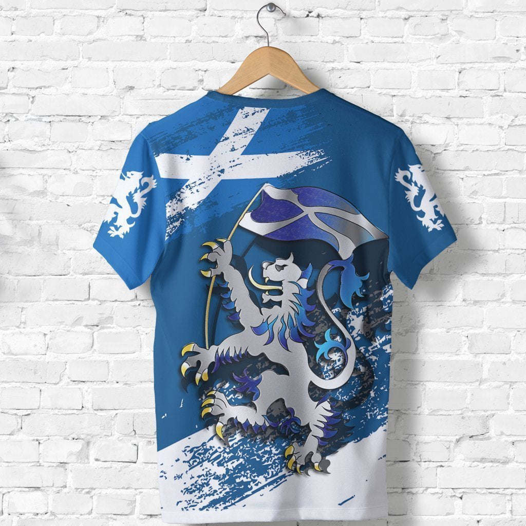 Scottish Rampant Lion Holding The Flag Hoodie-Apparel-HD09-Hoodie-S-Vibe Cosy™