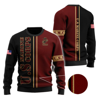 US Marine Corps 3D All Over Printed Unisex Shirts