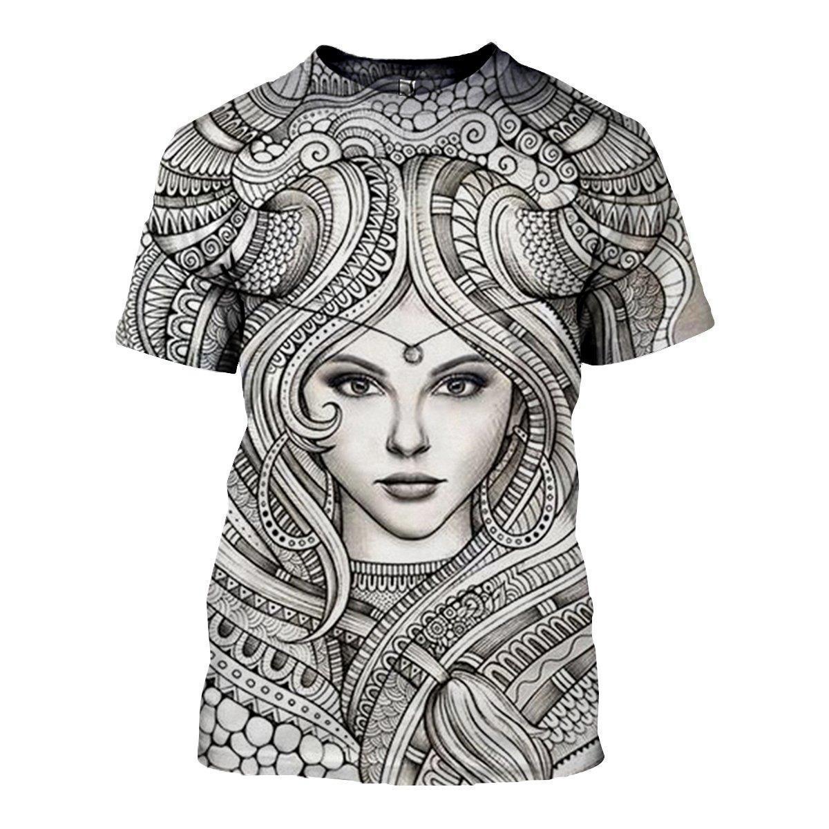 3D ALL OVER PRINTED TAURUS ZODIAC T SHIRT HOODIE NTH150849-Apparel-NTH-T-Shirt-S-Vibe Cosy™