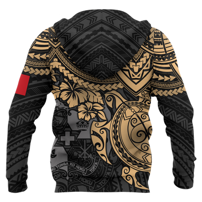 Tonga in My Heart Polynesian Tattoo Style 3D Printed Shirts TT0024-Apparel-TT-Hoodie-S-Vibe Cosy™